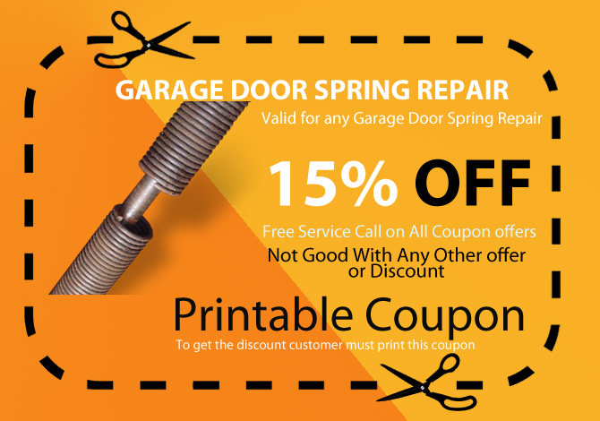 garge door broken spring repair 